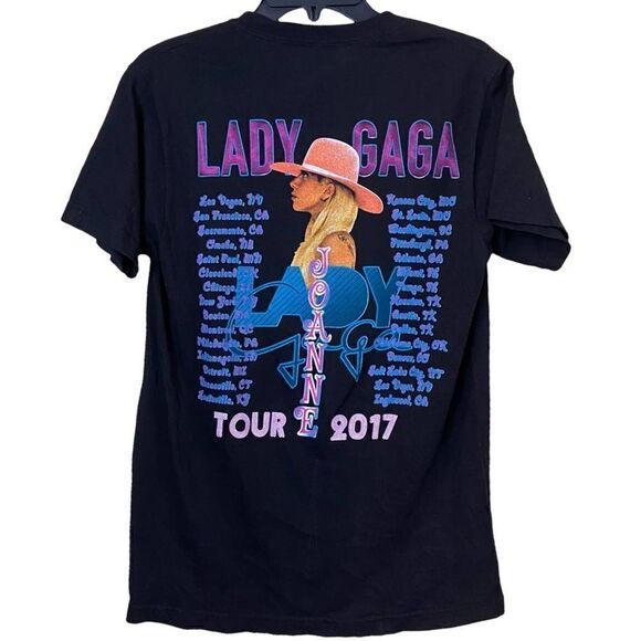 Lady Gaga 2017 World Tour Graphic T-Shirt Size Small NWOT - Picture 2 of 6
